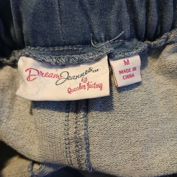 Quacker Factory Women's Dream Jean's Pull On Jogger Style SZ M NWT - Picture 6 of 11